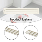 Maxbell Silicone Pot Lid Storage Flexible Portable Effective Water Drainage Non Slip Beige White