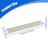 Maxbell Silicone Pot Lid Storage Flexible Portable Effective Water Drainage Non Slip Beige White