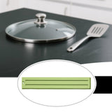 Maxbell Silicone Pot Lid Storage Flexible Portable Effective Water Drainage Non Slip Green