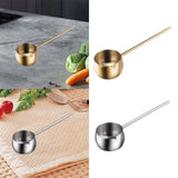 Maxbell Mini Saucepan Small Soup Pot for Making Sauces Reheating Oil Melting Cooking gold