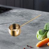 Maxbell Mini Saucepan Small Soup Pot for Making Sauces Reheating Oil Melting Cooking gold
