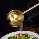 Maxbell Mini Saucepan Small Soup Pot for Making Sauces Reheating Oil Melting Cooking gold