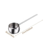 Maxbell Mini Saucepan Small Soup Pot for Making Sauces Reheating Oil Melting Cooking silvery