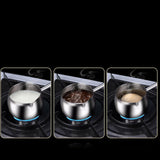 Maxbell Mini Saucepan Small Soup Pot for Making Sauces Reheating Oil Melting Cooking silvery