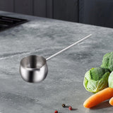 Maxbell Mini Saucepan Small Soup Pot for Making Sauces Reheating Oil Melting Cooking silvery
