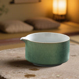 Maxbell Matcha Bowl Japanese Tea Cup Handmade for Japanese Matcha Preparation Family cyan