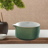 Maxbell Matcha Bowl Japanese Tea Cup Handmade for Japanese Matcha Preparation Family cyan