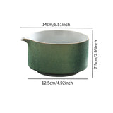 Maxbell Matcha Bowl Japanese Tea Cup Handmade for Japanese Matcha Preparation Family cyan