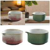 Maxbell Matcha Bowl Japanese Tea Cup Handmade for Japanese Matcha Preparation Family cyan