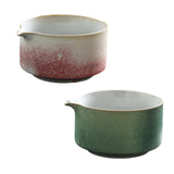 Maxbell Matcha Bowl Japanese Tea Cup Handmade for Japanese Matcha Preparation Family cyan