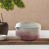 Maxbell Matcha Bowl Japanese Tea Cup Handmade for Japanese Matcha Preparation Family pink