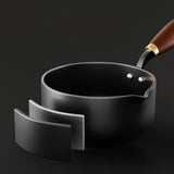Maxbell Small Milk Pan Coffee Milk Warmer Nonstick Sauce Pan for Home Camping Picnic