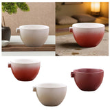 Maxbell Ceramic Matcha Tea Bowl Traditional Porcelain Tea Bowl for Tea Lovers Family White
