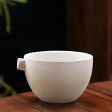 Maxbell Ceramic Matcha Tea Bowl Traditional Porcelain Tea Bowl for Tea Lovers Family White