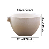 Maxbell Ceramic Matcha Tea Bowl Traditional Porcelain Tea Bowl for Tea Lovers Family White