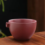 Maxbell Ceramic Matcha Tea Bowl Traditional Porcelain Tea Bowl for Tea Lovers Family Violet