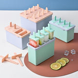 Maxbell Popsicles Models with Popsicle Stick Popcylce Maker for Frozen Yogurt Making S 4 girds