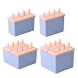 Maxbell Popsicles Models with Popsicle Stick Popcylce Maker for Frozen Yogurt Making S 4 girds