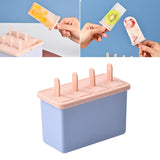 Maxbell Popsicles Models with Popsicle Stick Popcylce Maker for Frozen Yogurt Making S 4 girds