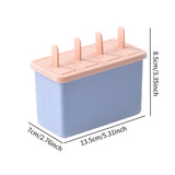 Maxbell Popsicles Models with Popsicle Stick Popcylce Maker for Frozen Yogurt Making S 4 girds