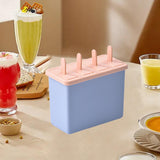 Maxbell Popsicles Models with Popsicle Stick Popcylce Maker for Frozen Yogurt Making L 4 girds