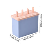 Maxbell Popsicles Models with Popsicle Stick Popcylce Maker for Frozen Yogurt Making L 4 girds