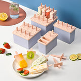 Maxbell Popsicles Models with Popsicle Stick Popcylce Maker for Frozen Yogurt Making L 4 girds