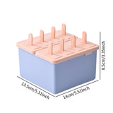 Maxbell Popsicles Models with Popsicle Stick Popcylce Maker for Frozen Yogurt Making S 8 girds