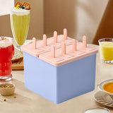Maxbell Popsicles Models with Popsicle Stick Popcylce Maker for Frozen Yogurt Making L 8 girds