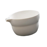 Maxbell Traditional Matcha Bowl with Pouring Spout for Tea Room Restaurant Beginners White