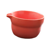 Maxbell Traditional Matcha Bowl with Pouring Spout for Tea Room Restaurant Beginners Pink