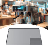 Maxbell Espresso Tamping Mat Heat Resistant Table Mat for Office Coffee Shop Counter Grey