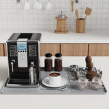 Maxbell Espresso Tamping Mat Heat Resistant Table Mat for Office Coffee Shop Counter Grey