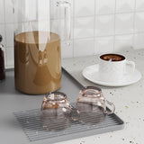 Maxbell Espresso Tamping Mat Heat Resistant Table Mat for Office Coffee Shop Counter Grey