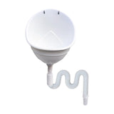 Maxbell Urinals Toilet Training Washout Urinal with Drain for Toddlers Kids Children White