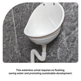 Maxbell Urinals Toilet Training Washout Urinal with Drain for Toddlers Kids Children White