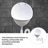 Maxbell Urinals Toilet Training Washout Urinal with Drain for Toddlers Kids Children White