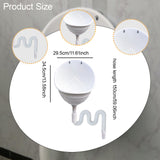 Maxbell Urinals Toilet Training Washout Urinal with Drain for Toddlers Kids Children White