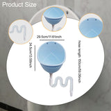 Maxbell Urinals Toilet Training Washout Urinal with Drain for Toddlers Kids Children Blue