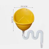 Maxbell Urinals Toilet Training Washout Urinal with Drain for Toddlers Kids Children Yellow