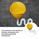 Maxbell Urinals Toilet Training Washout Urinal with Drain for Toddlers Kids Children Yellow