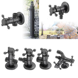 Maxbell Bathroom Angle Stop Valve Replacement Filling Valve for Sink Heater Bathroom Style A