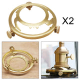 Maxbell 2x Lampshade Retaining Rings Lamp Head Base Professional Light Shade Gallery