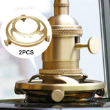 Maxbell 2x Lampshade Retaining Rings Lamp Head Base Professional Light Shade Gallery