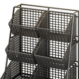 Maxbell Kitchen Vegetables Basket Stand Practical for Apartment Farmhouse Restaurant