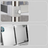 Maxbell Mobile Lab Utility Cart with 4 Brake Casters 45x35x86cm for Snack Bar Sturdy