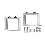 Maxbell 2Pcs Air Conditioner Rack Elevated Ground Mount Base for Office Outdoor Home