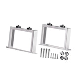 Maxbell 2Pcs Air Conditioner Rack Elevated Ground Mount Base for Office Outdoor Home