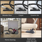 Maxbell Vacuum Cleaner for Home Cleaning Tool for Apartment Home Cleaning EU Adapter