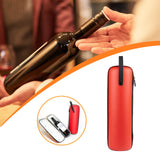 Maxbell Single Bottle Wine Carrier EVA Lightweight Organizer for Beach Dinner Picnic